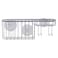 Interdesign 57302 Suction Shower Combo Basket (28.2 x 4.7 x 11.9 cm, Silver)