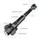Toby's New Led Flashlight 1000 Lumens Electric Torch Ultra-Bright Handheld Travel Flashlight