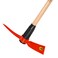 Tramontina Since 1911, Made In Brazil Size 5 Pick Mattock With Blade And Point And 90Cm Wood Handle