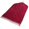 Fabienne Embossed Prayer Mat Maroon 80x120cm Large Size Anti-Slip Velvet Top Thick Padded Prayer Rug Dome Design Sajadah Prayer Carpet for Men Women Eid Gift Ramadan