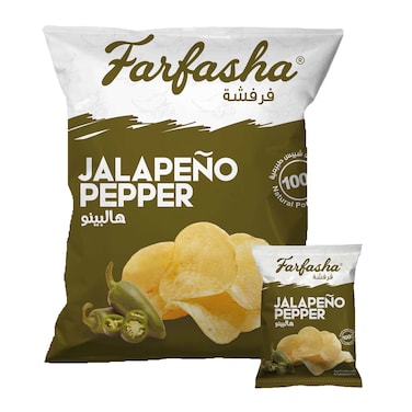 Farfasha Potato Chip Jalapeno 21g x12