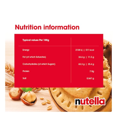 Nutella Biscuits Crunchy Chocolate Hazelnut Spread Filled Biscuit 304g