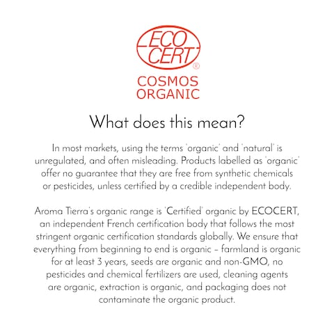 Aroma Tierra - Organic Chamomile Essential Oil (Roman) - Aroma Tierra - 100% Pure, Natural, Certified Organic By Ecocert - 10Ml