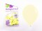 Sempertex 50 pcs, 5&quot; Round Balloons, Fashion pastal matte yellow, Latex Balloons
