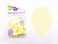 Sempertex 50 pcs, 5" Round Balloons, Fashion pastal matte yellow, Latex Balloons