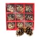 Pine Cone Natural 4.5cm 9pc