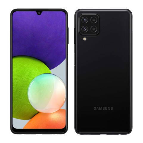 Samsung Galaxy A22 - 6.4-inch 128GB/4GB Dual SIM 4G Mobile Phone - Black