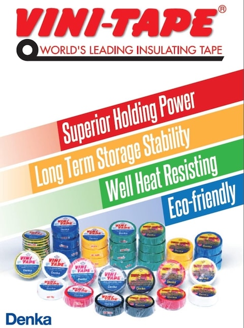 Vini 6 Pcs Vini Insulation Tape (Multicolor)