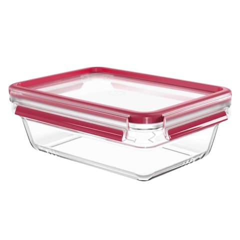 Tefal N10410 Master Rectangular Seal Glass Food Container 1.3L