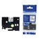SKY Black on White 8.8mm Heat-Shrink Tube Label Tape for Brother P-Touch Printers