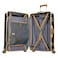 Hard Case Travel Bags Makrolon Polycarbonate Gold Jetstream Aluminum Frame Luggage Zipper Less Suitcase Extra Corner Protection Double Tsa Lock E9R1 Carry On 20 inch Dark Olive