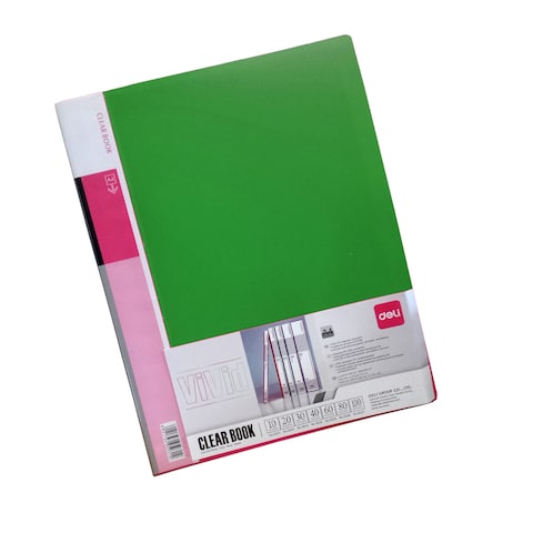 Deli Vivid Display Book with 20 Pockets Assorted