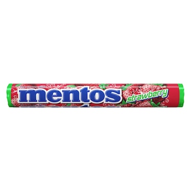 Mentos Strawberry Chewing Gum 37.5g (14 Pieces)