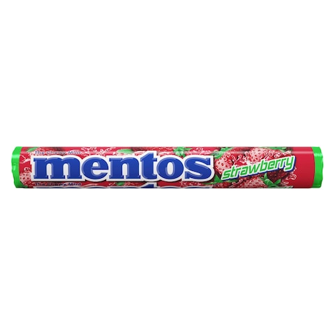 Mentos Strawberry Chewing Gum 37.5g (14 Pieces)