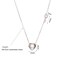 Aiwanto Silver Necklace Love Forever Necklace Neck Chain