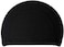 Aiwanto - 1 Pc Black Swimming Cap Waterproof Reusable Unisex Swimming Cap PU Coating Long Hair Head Hat Bath Hat Swim Cap for Women and Men for Water Sports Club Activities