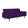 In House Shahrzad 2 In 1 Sofabed Velvet Upholstered - Dark Purple