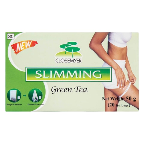 Closemyer Benefit Slimming Green Tea Bags 50g (20 Pieces)