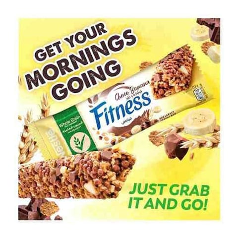 Nestle Fitness Chocolate Banana Cereal Bars - 23.5 gram - 6 Pieces