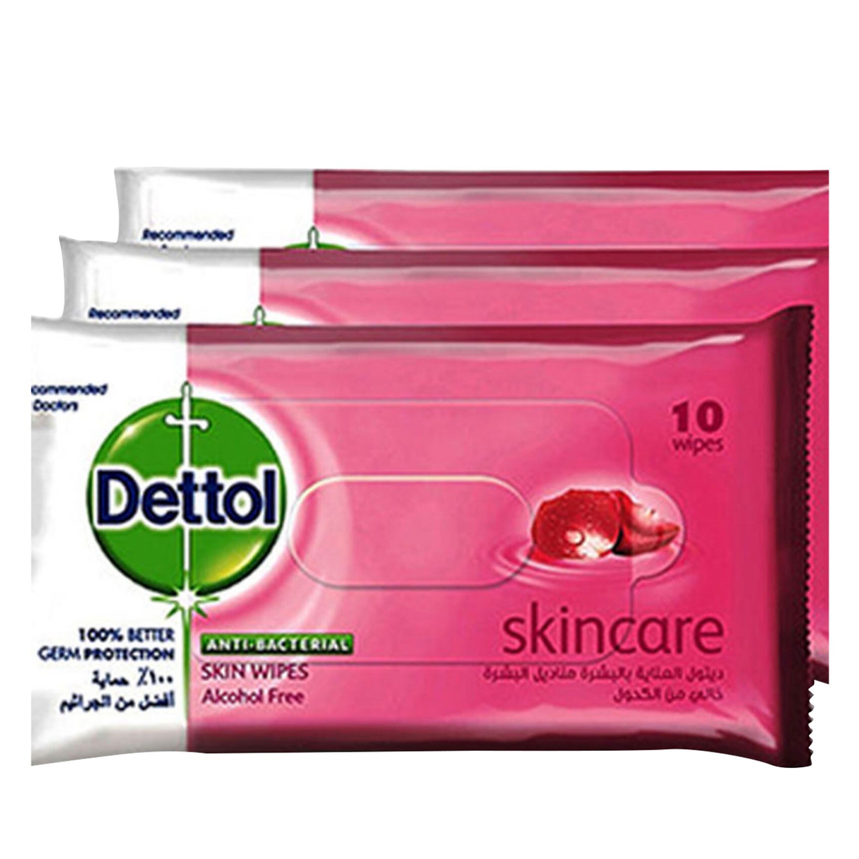 Dettol Skin Wipes Skincare 10 Ply 3 Pieces product thumbnail 2