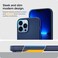 Spigen Silicone Fit designed for iPhone 13 Pro MAX case cover - Navy Blue