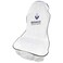 Extra Protection Car Seat Cover 2/Pcs Set, Universal Car Seat Cover, White