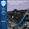 Remson Mag-X Magnetic Hybrid Protective Silicone Case Military Grade Protection For iPhone 14 Pro (Purple)