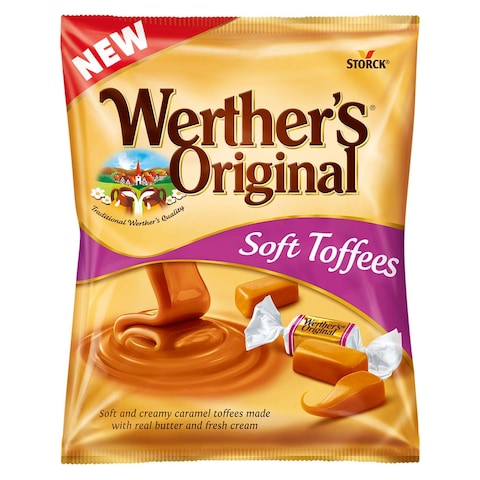 Werther&#39;s Original Soft Cream Caramel Toffees 100g