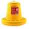 Novital 3.5 kg / 5.25 L Hopper Feeder For Chicks &amp; Other Similar Birds , Yellow (Made in Italy)