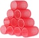 10pcs Self Grip Hair Rollers Pro Salon Hairdressing CurlersProfessional Hair Salon tool(Red)