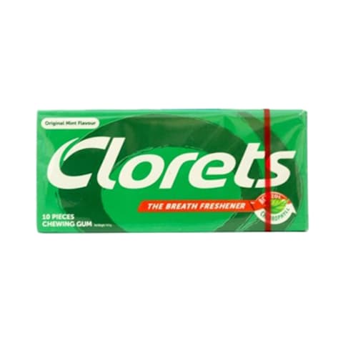 Clorets Chewing Gum Mint 10 Pieces