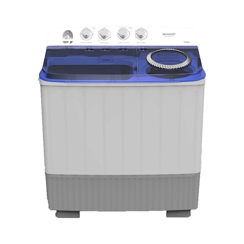 Sharp Top Load Washing Machine Semi-Automatic ES-T147AP-2 14Kg White (Plus Extra Supplier&#39;s Delivery Charge Outside Doha)