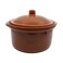 Regas Clay Cocotte Clay Pot With Lid Brown 25cm
