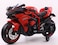 Lovely Baby Rideon Motorbike For Kids LB 588 Battery Operated Power Riding Motorcycle (Red)