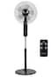 DOMEA&reg; Stand Fan 16 Inches, 5 Blades With Remote Control, Adjustable Height Ideal For Home, Office, Apartment Cooling
