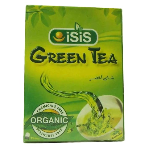 إيزيس شاي اخضر - 12 فتلة