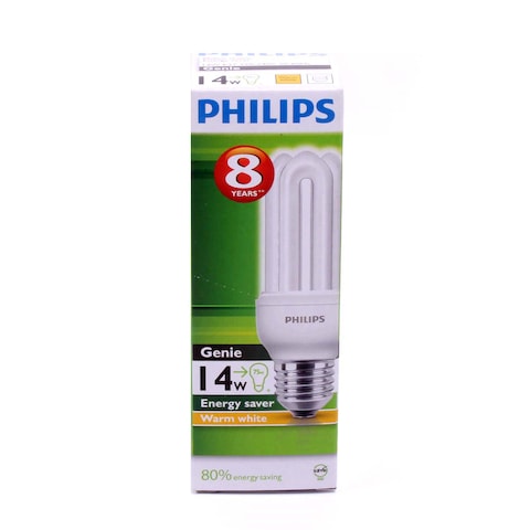 Philips Genie Bulb Warm White 14 Watts