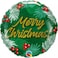 Qualatex Christmas Greens and Berries Balloon- 18-Inch Size- Multicolour