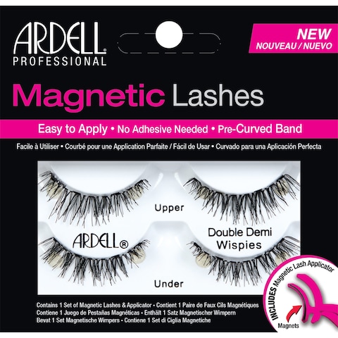 Buy Magnetic Lashes, Double Demi Wispies- 1 Pair in UAE