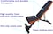 H Pro Sit Up Workout Incline/Decline Bench, Adjustable Bench For Home &amp; Gym Workout