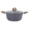 HW MRBL CASSEROLE W.LID 28CM