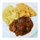 Beef Stew With Chapati  Cabbage