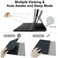 keyboard Case Compatible with Samsung Galaxy Tab S6 Lite 10.4 Inch Soft TPU Back Cover Wireless Bluetooth Keyboard Case Cover For Galaxy Tab S6 Lite, Black