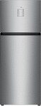 TCL 605 Liters Double Door Top Mount Refrigerator, Total No Frost Fridge &amp; Freezer With LED Display And Touch Control, Interior LED Light &amp; Large Crisper Drawer With Humidity Control, Inox, P605TMN