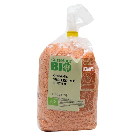 Carrefour Bio Organic Shelled Red Lentils 500g