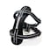 Dogness Black Reflective Neoprene Harness L