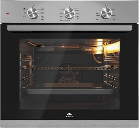 MILLEN Built In Electric Oven 7 Cooking Modes, 78L - 3 Year Warranty, SCHOTT Inner Glass, MEO 6001 IX