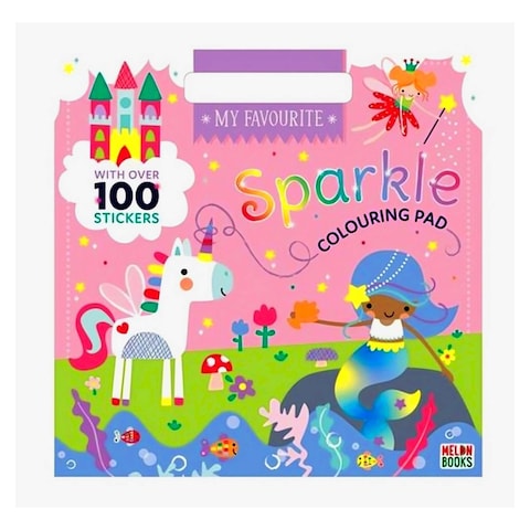 My Favourite Sparkle Colouring Pad