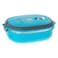 Royalford Lunch Box Stainless Steel Square Blue 0.9 ltr
