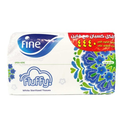 Fine Fluffy Facial Tissues - 500 Tissues